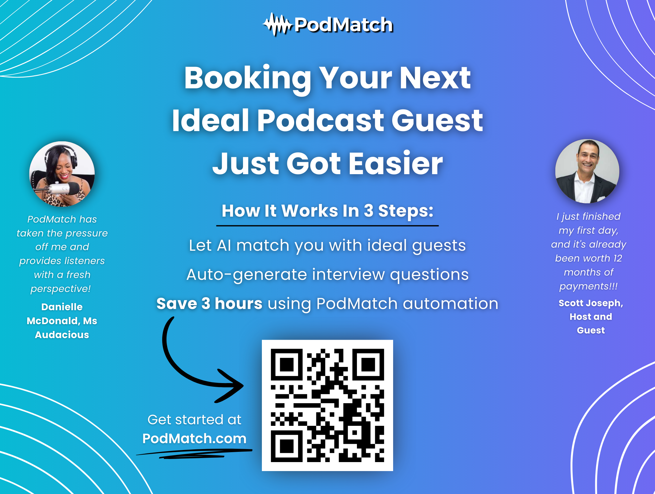 PodMatch How It Works Promo